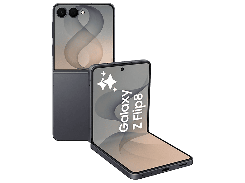 SAMSUNG Galaxy Z Flip8 — Smartphone, Grafito, 512 GB, 12 GB RAM, 4300 mAh
