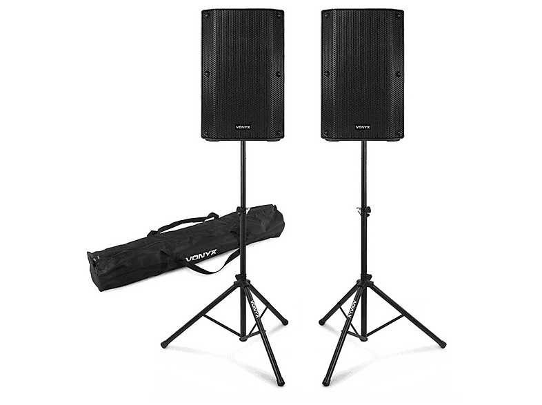 VONYX — Altavoz de gran potencia, Black, VSA10P stands VONYX