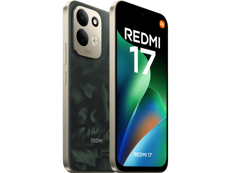 XIAOMI Redmi 17 — Smartphone, Verde, 256 GB, 4 GB RAM, 7500 mAh, vista 2