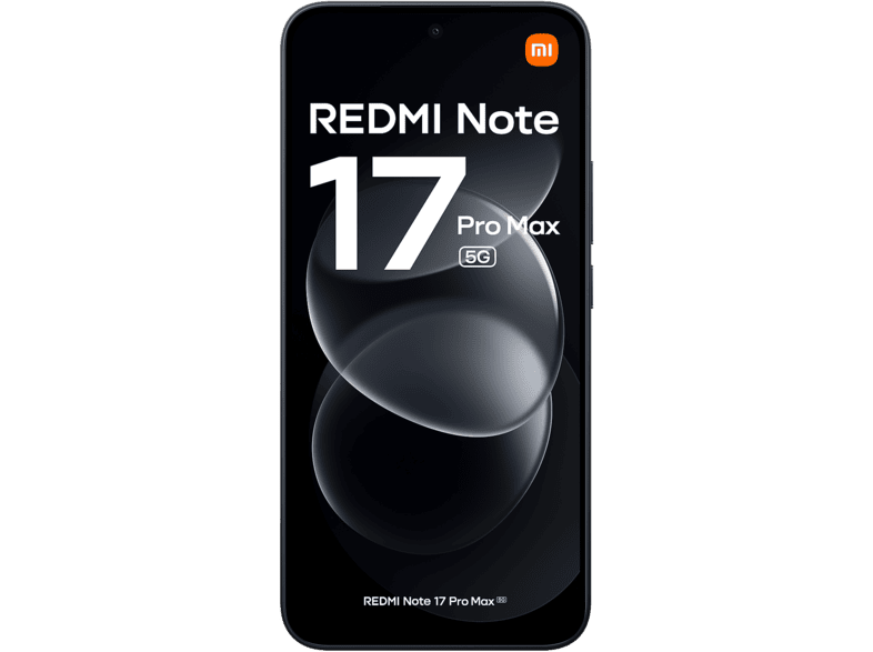 XIAOMI Redmi Note 17 Pro Max — Smartphone, Negro, 256GB, 8GB RAM, 9210 mAh