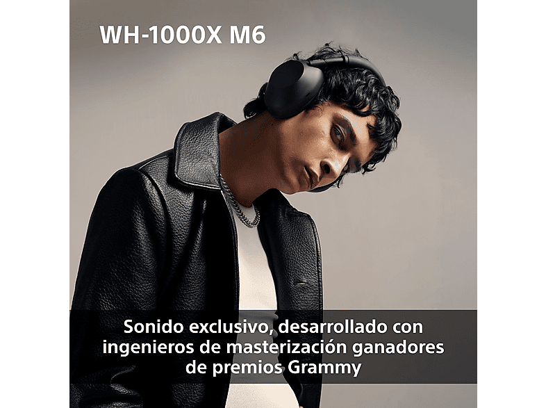 SONY WH-1000XM6 — Auriculares inalámbricos, Cómodo, Plegable, Cancelación ruido, 30h Autonomía, vista 5