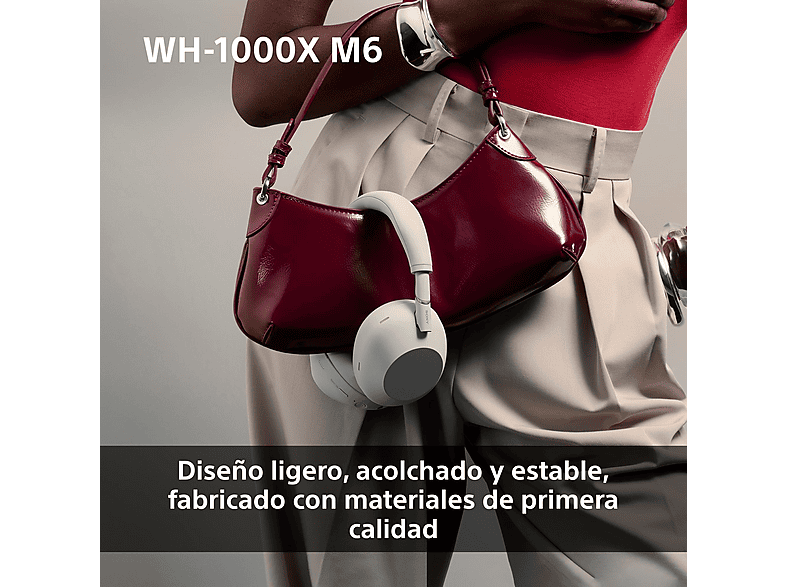 SONY WH-1000XM6 — Auriculares inalámbricos, Cómodo, Plegable, Cancelación ruido, 30h Autonomía, vista 7
