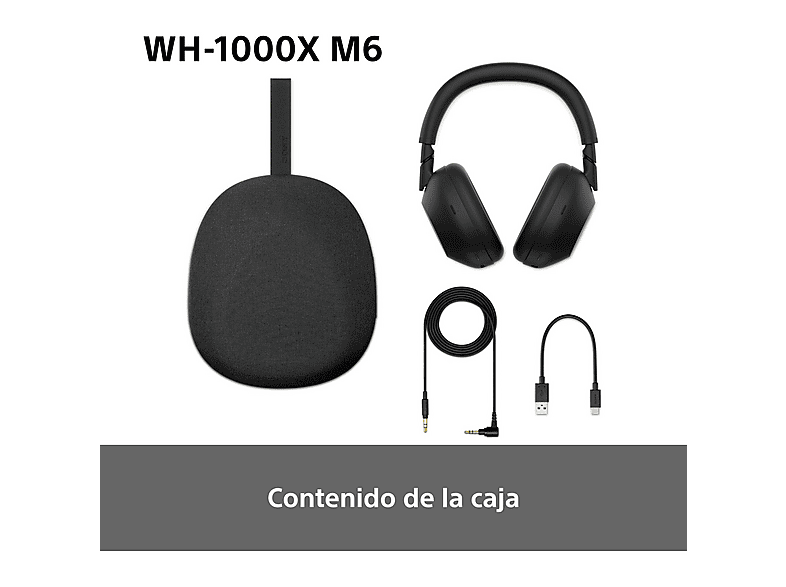 SONY WH-1000XM6 — Auriculares inalámbricos, Cómodo, Plegable, Cancelación ruido, 30h Autonomía, vista 14