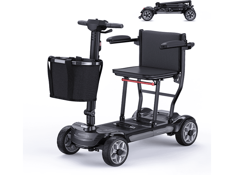HILLMILES EASE 2 PRO — Scooter de Movilidad, Negro