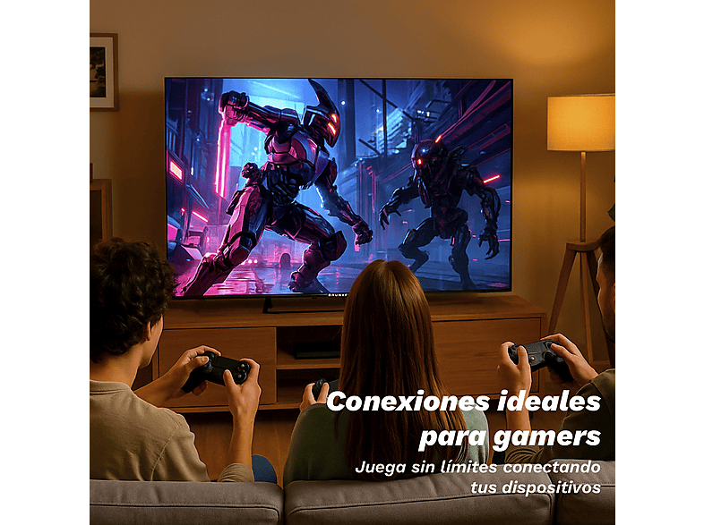 GRUNKEL QLED-5025W — TV QLED 50", Black, QLED 4K, Smart TV, vista 5
