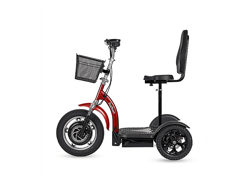 ECOXTREM Triciclo — Scooter eléctrico de movilidad reducida, Rojo