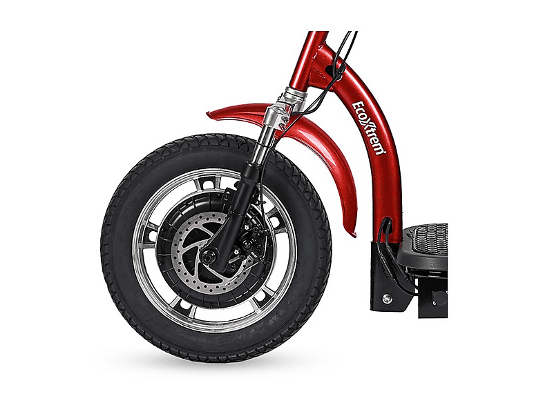 ECOXTREM Triciclo — Scooter eléctrico de movilidad reducida, Rojo, vista 2