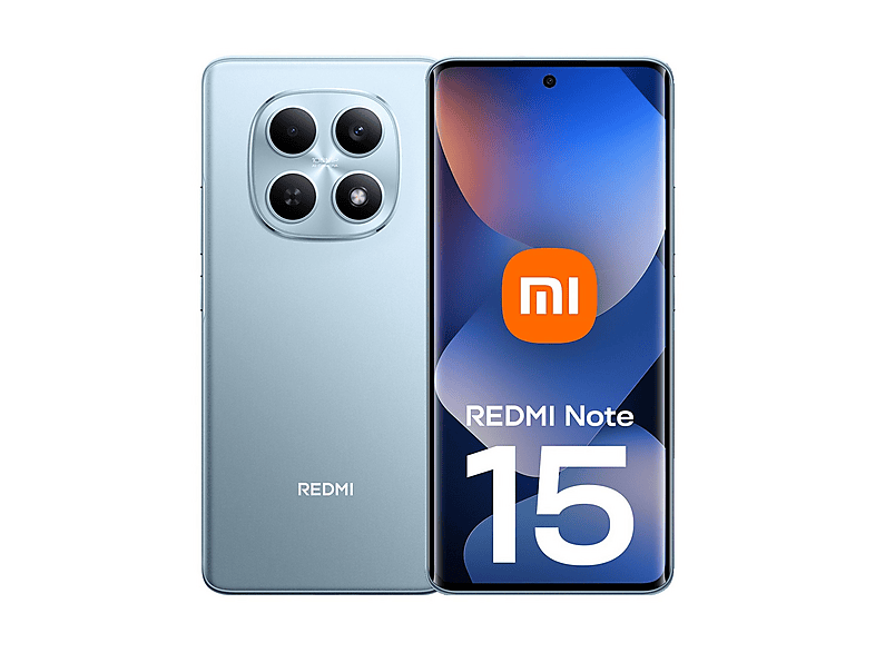 XIAOMI REDMI NOTE 15 6,77P/4G/8N/8+256GB/BL             — Smartphone, 8 GB RAM, 6000 mAh, Azul glaciar, Móvil Android