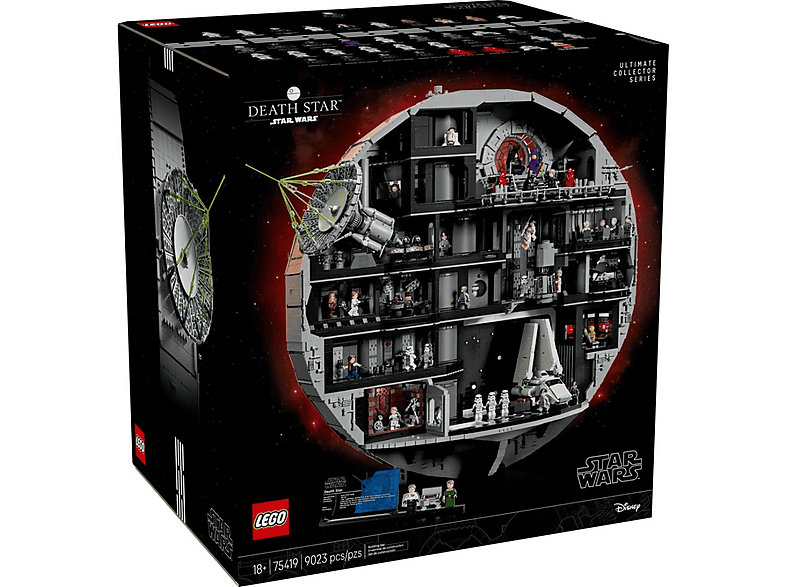 LEGO Star Wars 75419 - Estrella de la Muerte — Juego de construcción, edad recomendada: 18 año(s), 9023 piezas