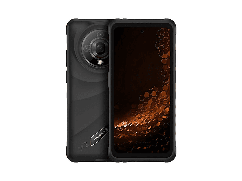 HAMMER TEL001053 — Smartphone, Negro, 128 GB, 8 GB RAM, 6050 mAh