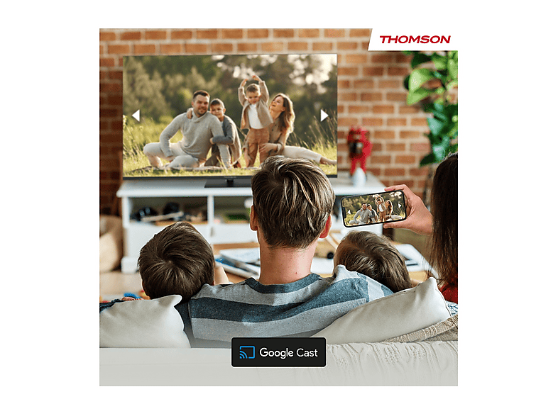 THOMSON 24HG2S15CW — TV LED 24", Blanco, HD, Smart TV, vista 7