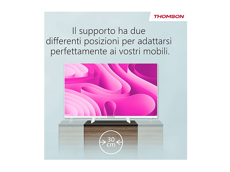 THOMSON 24HG2S15CW — TV LED 24", Blanco, HD, Smart TV, vista 8