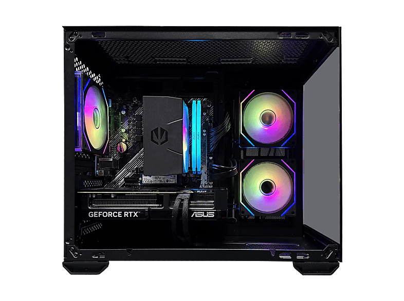 IBUYPOWER Fighter Fenix X Lite — PC Gaming, 16 GB RAM, 1 TB SSD, Negro, AMD Ryzen 7 5700X, vista 2