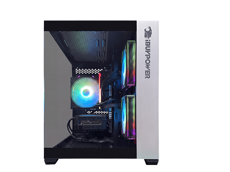IBUYPOWER Fighter Fenix X Lite — PC Gaming, 16 GB RAM, 1 TB SSD, Negro, AMD Ryzen 7 5700X, vista 3