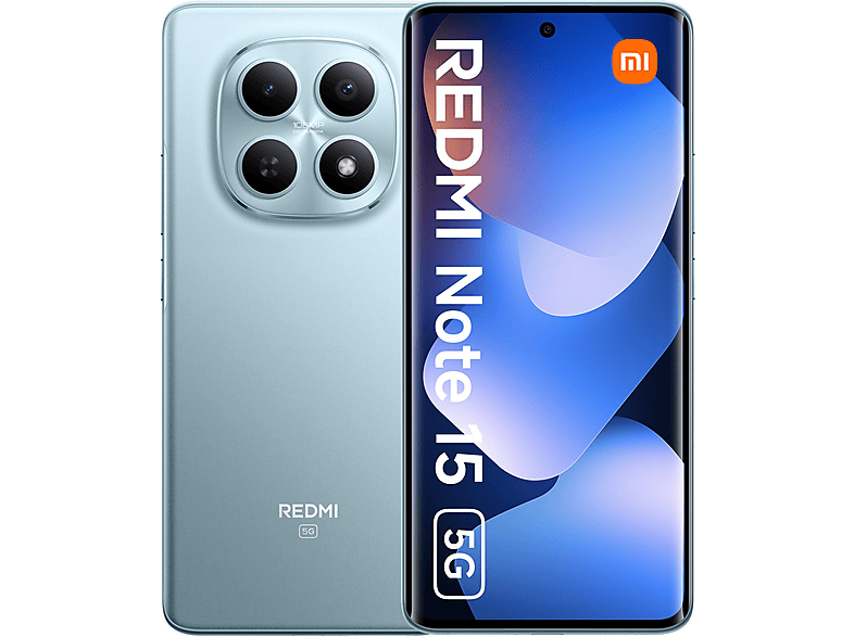 XIAOMI Redmi Note 15 — Smartphone, Azul, 128 GB, 6 GB RAM, 120 Hz