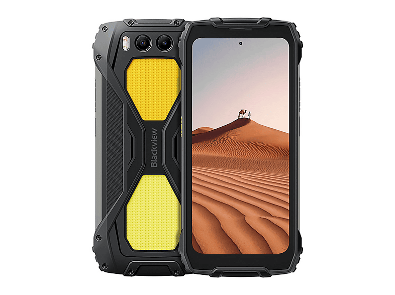 BLACKVIEW — BLACKVIEW BV7300, Negro, Amarillo, Móvil Android, 256 GB, 6 GB RAM, 6,67" IPS, Familia de procesador: MediaTek, Modelo del procesador: He…, vista 5