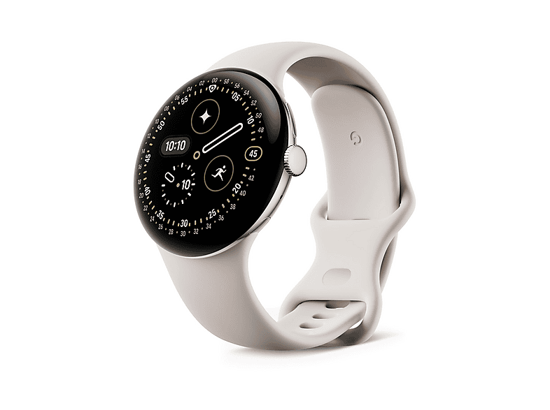 GOOGLE Pixel Watch 4 — Smartwatch, Aluminio, Blanco, S/L, vista 2