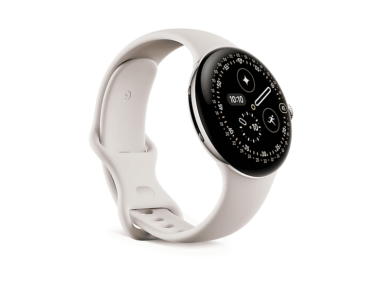 GOOGLE Pixel Watch 4 — Smartwatch, Aluminio, Blanco, S/L, vista 3