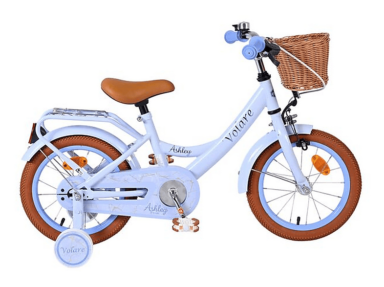 VOLARE 51437 — Bicicletas para niños, Acero, Azul