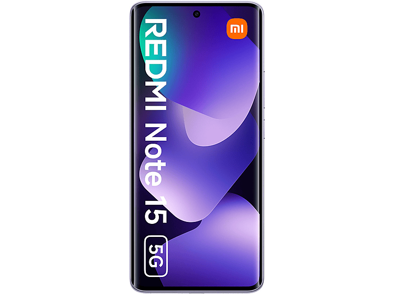 XIAOMI Redmi Note 15 5G — Smartphone, Violeta, 128 GB, 6 GB RAM, 5520 mAh, vista 2