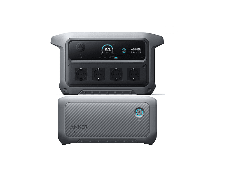 ANKER SOLIX KIT C2000 Gen 2+P2000 Bifacial — Estación de energía