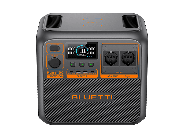 BLUETTI KIT Premium 200 V2(AC270P)+Charger 2 — Estación de energía, vista 3