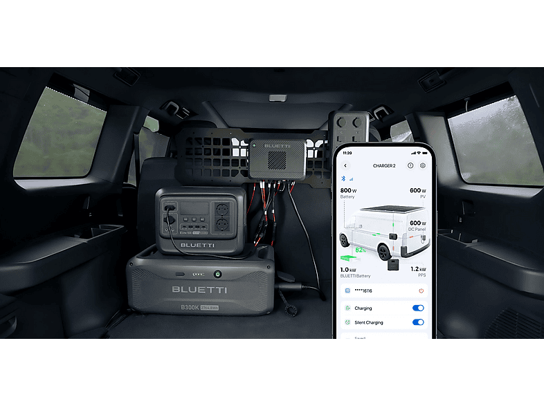 BLUETTI KIT Premium 200 V2(AC270P)+Charger 2 — Estación de energía, vista 5