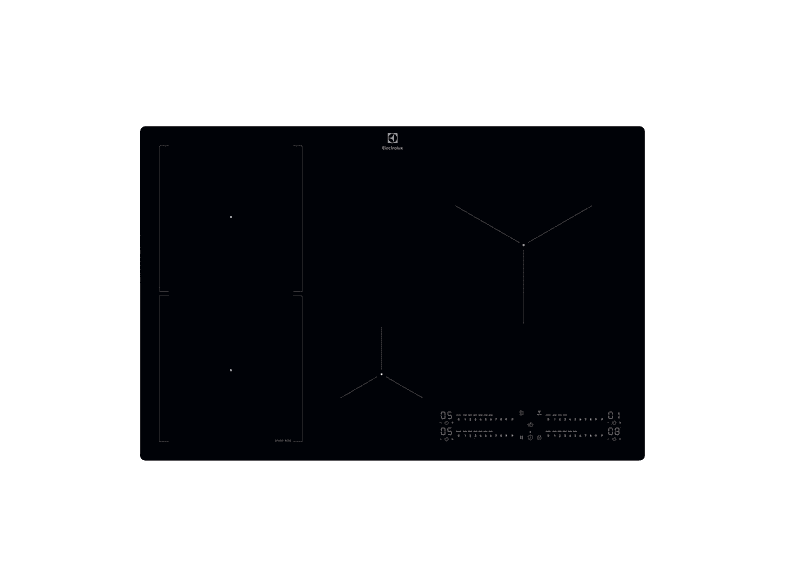 ELECTROLUX Serie 700 KIS82453I — Placa de vitrocerámica, 77 cm, Negro, 4 zone(s) zonas