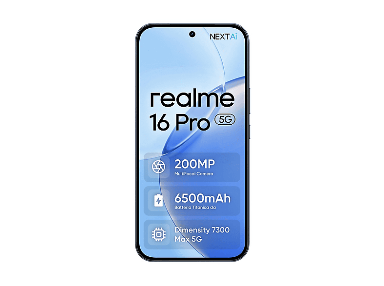 REALME 16 Pro — Smartphone, Gris, 256 GB, 8 GB RAM, 144 Hz, vista 3