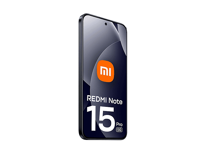 XIAOMI Redmi Note 15 Pro 5G — Smartphone, Negro, 512 GB, 8 GB RAM, 6580 mAh, vista 2