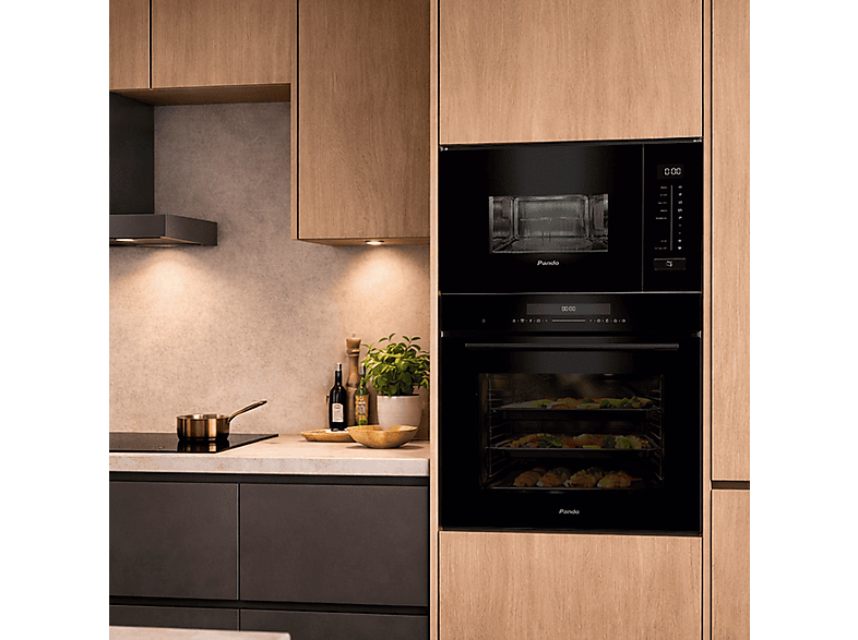 PANDO ONE HRN60 — Horno multifunción, 595 mm, Negro, Esmalte fácil de limpiar, 72 l, vista 5
