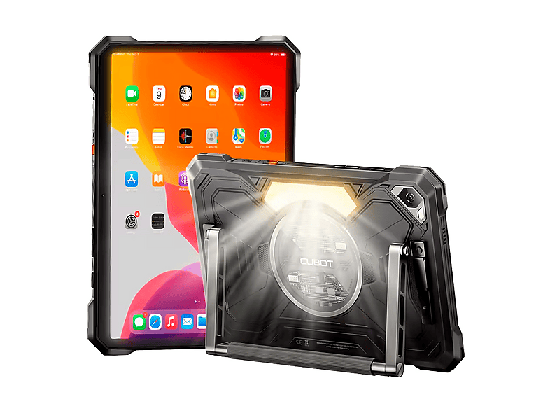 CUBOT TAB KingKong S — Tablet, 256 GB, Black, 6 GB RAM, 10,1" HD+, vista 3