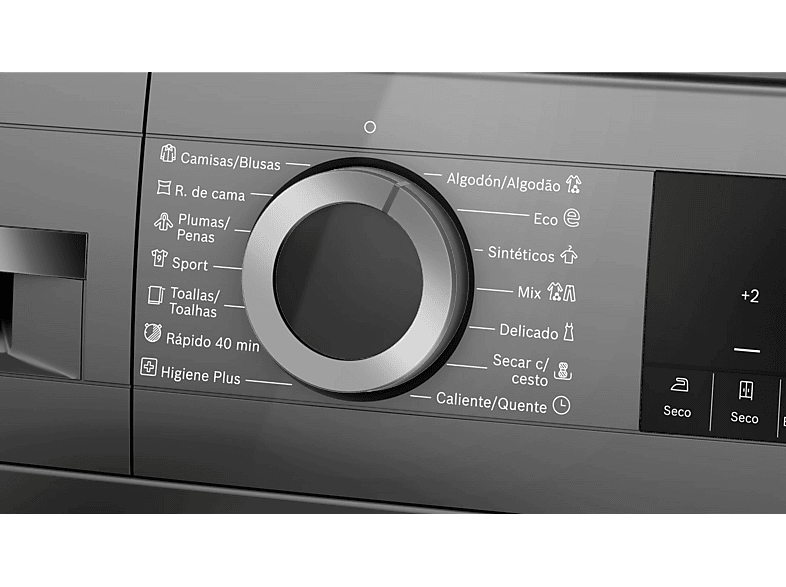 BOSCH WQG245DRES — Secadora bomba de calor, 9 kg, 14 programas, Grey, Bomba de calor, vista 5