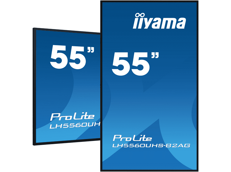 IIYAMA LH5560UHS-B2AG — Pantalla de señalización, Negro, SUHD 4K