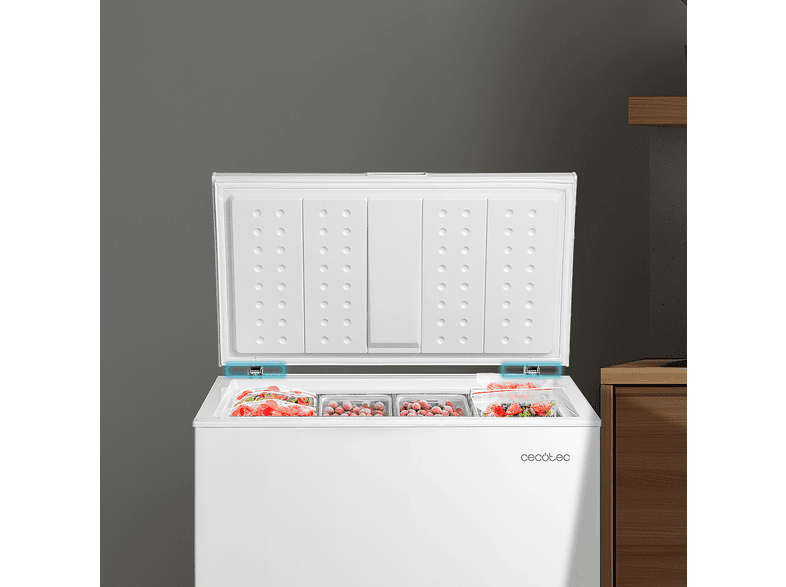 CECOTEC Bolero CoolMarket Chest 198P — Congelador horizontal, 85 cm, Blanco, 198 l, vista 7