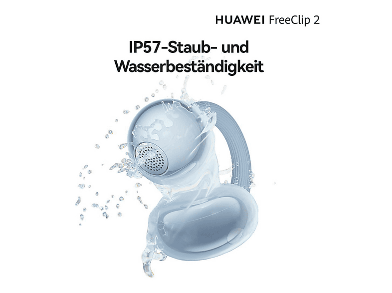 HUAWEI — Auriculares True Wireless, Bluetooth, Gold, FreeClip 2 HUAWEI, Control remoto, vista 9