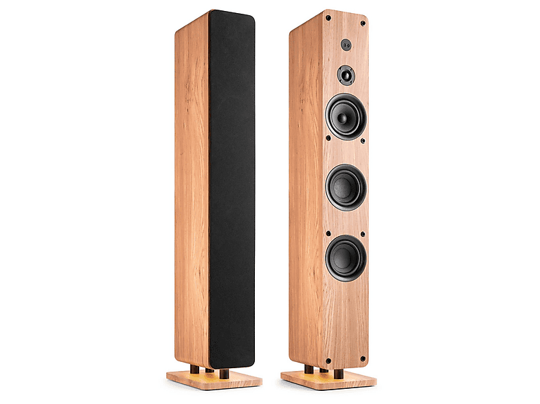 AUDIZIO Arco - Activos 2uds + radio — Altavoz de suelo, Bluetooth, Brown