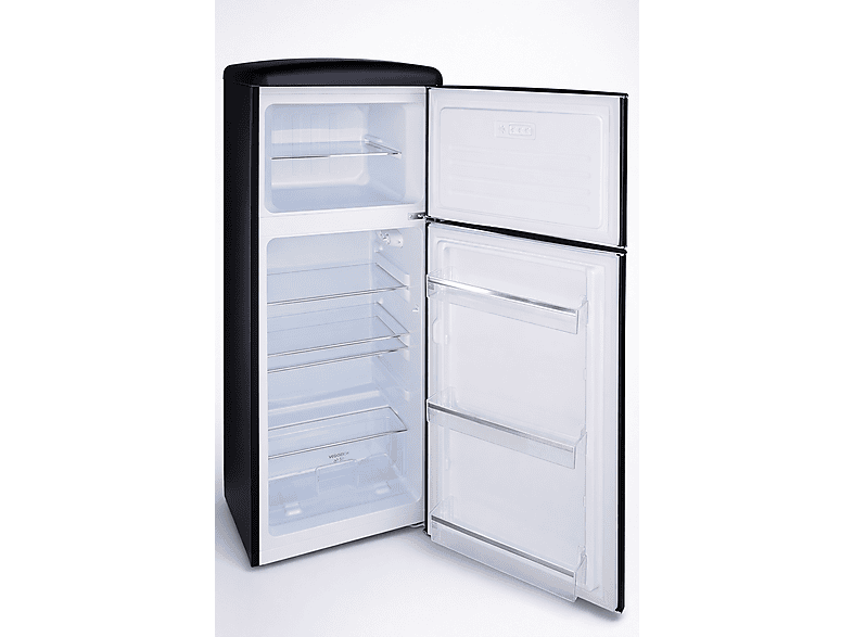 dmdk DKB2 — Frigorífico dos puertas, Altura 146 cm, Capacidad 208 l, negro mate, vista 4