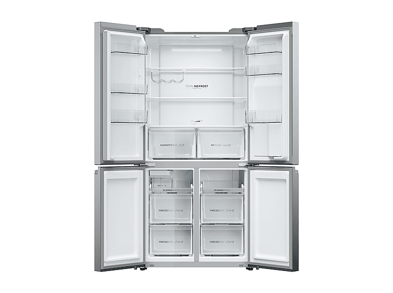 HAIER Cube 90 Series 5 MultiDoor Total No Frost — Frigorífico americano, Altura 1900 mm, Capacidad 525 l, Acero inoxidable, vista 4