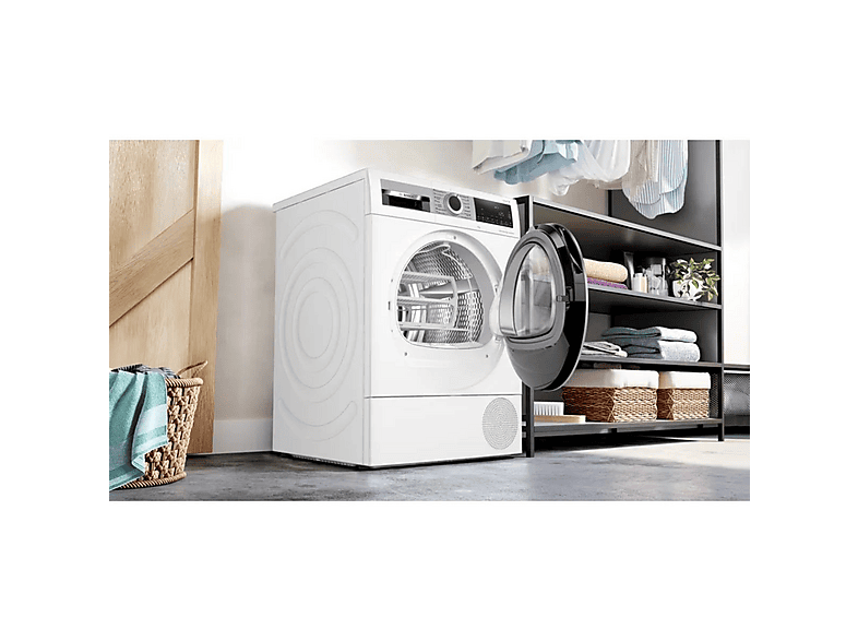 BOSCH Serie 6 — Secadora bomba de calor, 9 kg, 14 programas, Blanco, Bomba de calor, vista 3