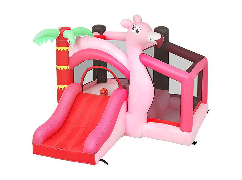 AIYAPLAY 346-025V90PK — Castillo Hinchable Niños, Rosa, a partir de 5 año(s)
