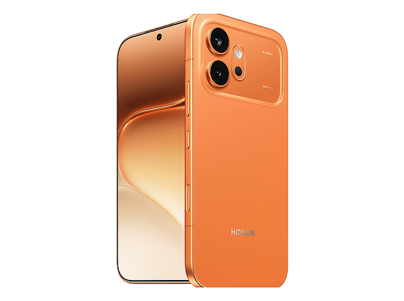 HONOR 600 8+256GB Paquete WATCH 2i — Smartphone, 8 GB RAM, 6400 mAh, NARANJA, Móvil Android, vista 4