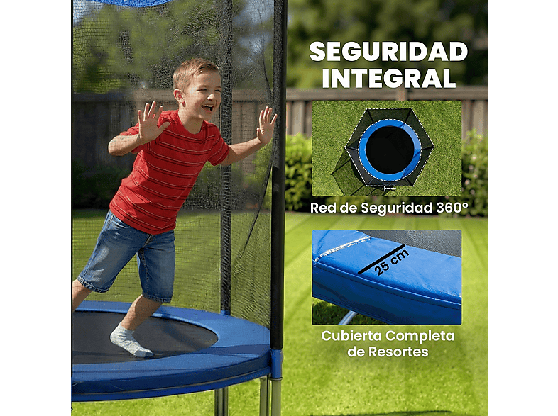 SPORTNOW A71-066V02BU — Cama Elástica Exterior, Azul, a partir de 6 año(s), vista 7