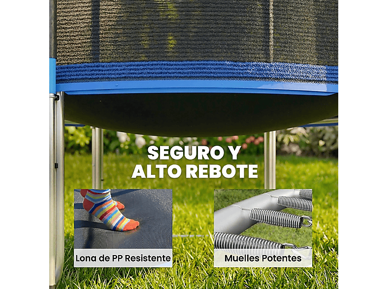SPORTNOW A71-066V02BU — Cama Elástica Exterior, Azul, a partir de 6 año(s), vista 8