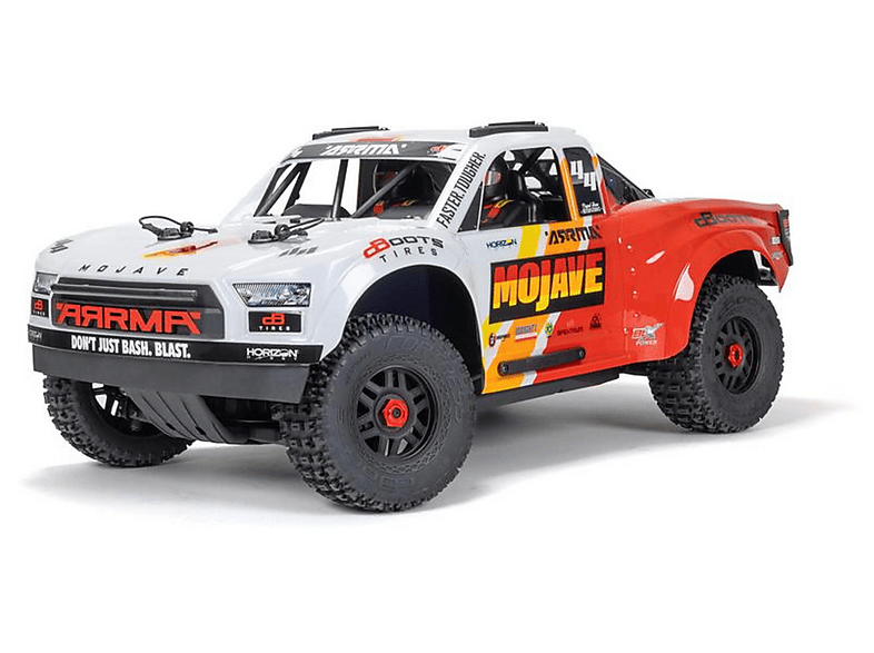 ARRMA SC TRUCK MOJAVE BLX 4S 4X4 ARTR WHT/RED — Coche RC