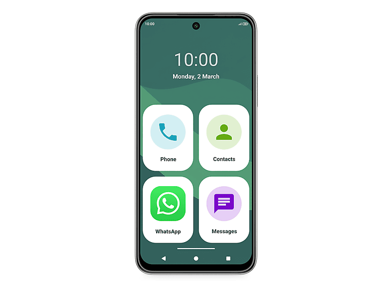 SPC ZEUS 2 ELITE — Smartphone, 128 GB, 8 GB RAM, 5000 mAh, Lunar Mist