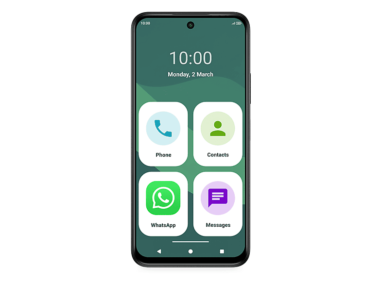 SPC ZEUS 2 ELITE — Smartphone, 128 GB, 8 GB RAM, 5000 mAh, Dark Matter