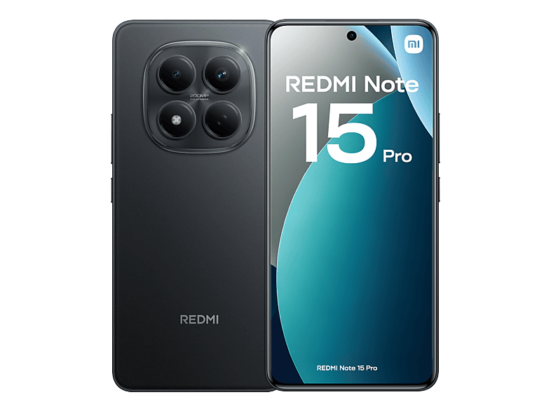 XIAOMI Redmi Note 15 Pro — Smartphone, Negro, 256 GB, 8 GB RAM, 6500 mAh (ref. 175871922)