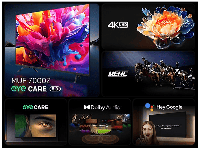 METZ 55MQF7500Z — TV QLED 55", Negro, UHD 4K, Smart TV, vista 5