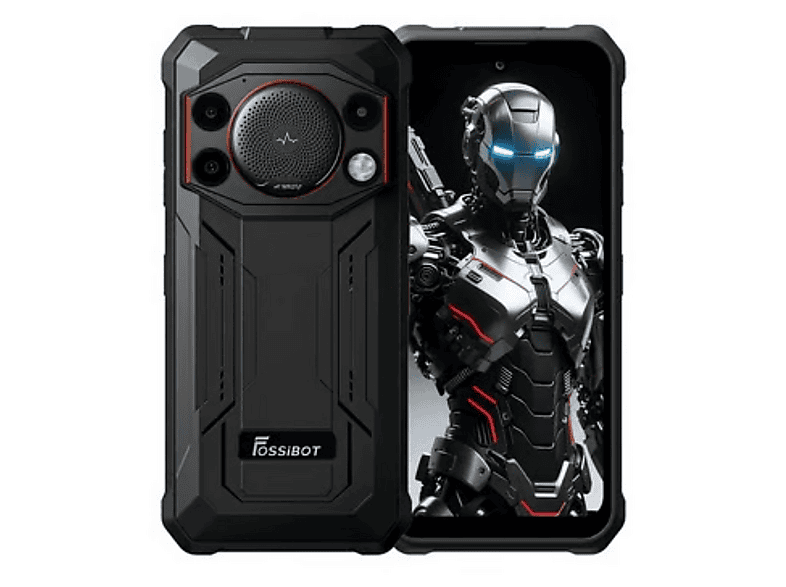 FOSSIBOT F110 Pro 5G — Smartphone, Naranja, 128 GB, 8 GB RAM, 10000 mAh